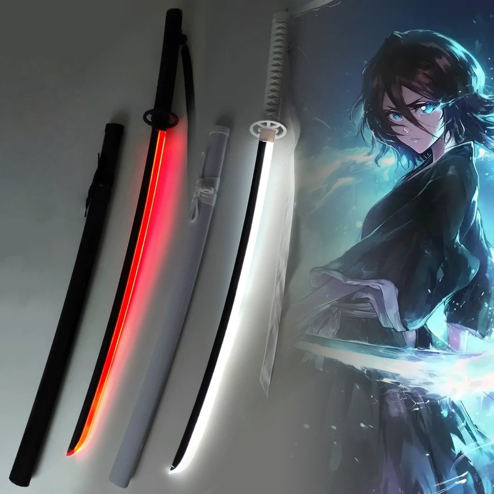 Cosplay Prop Katana - 40 pollici Glow Bleach Katana Ha