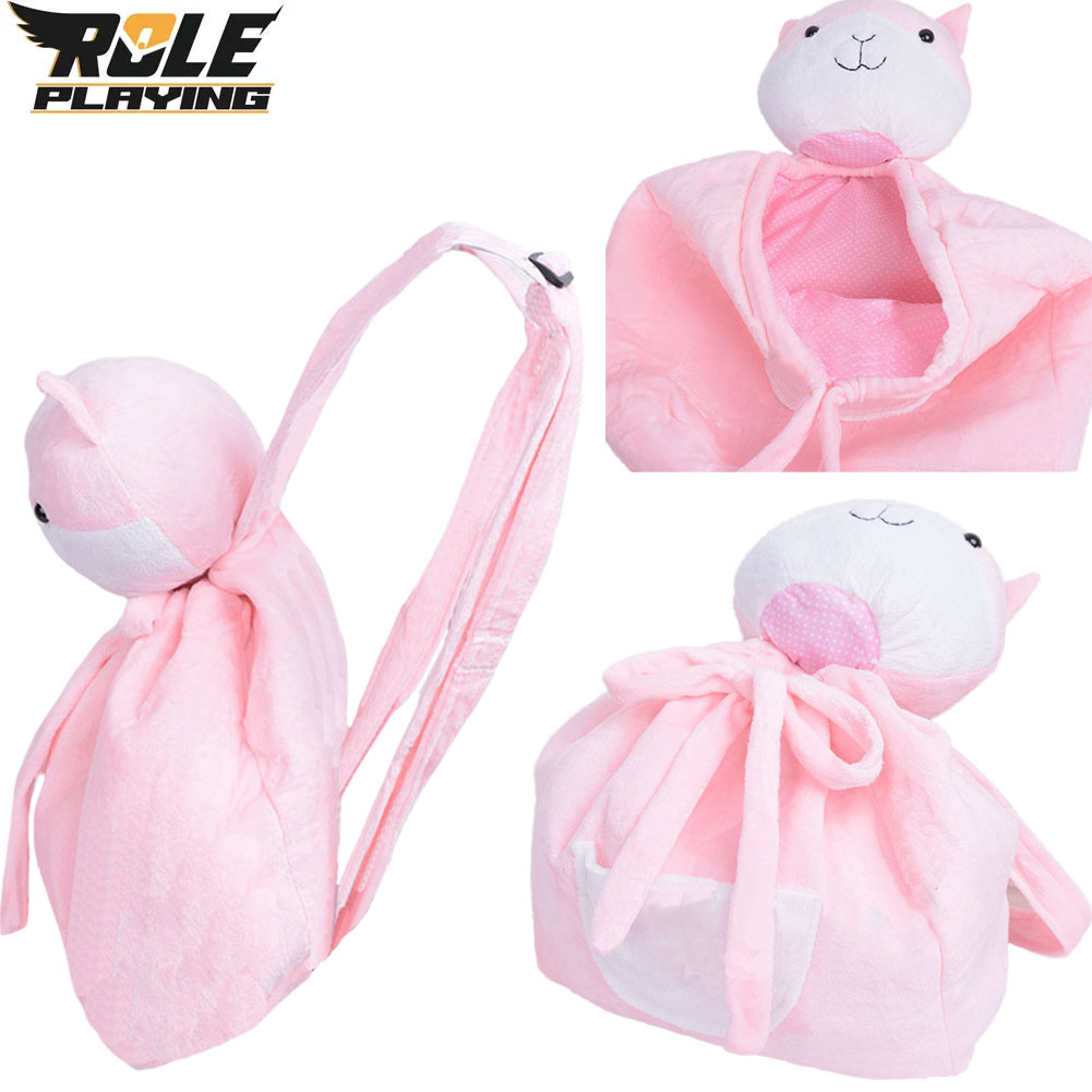 Cosplay Prop Bag - Zaino a Forma di Gatto Rosa