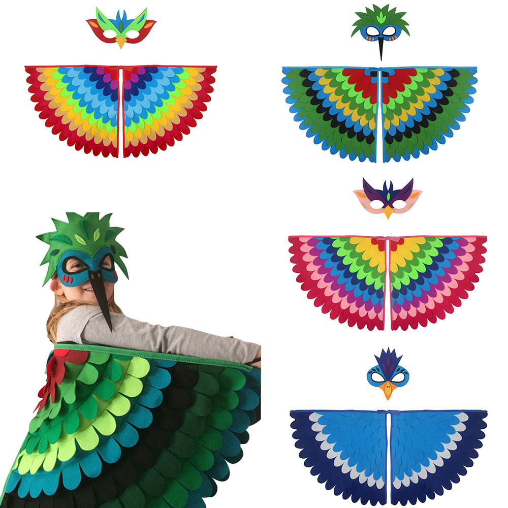 Cosplay Prop Pattern - Costume con ali di gufo, mantello