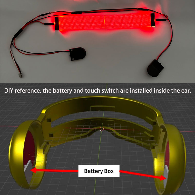Kit cosplay occhi LED flessibi - Cosplay Prop Kit recensione e prezzo
