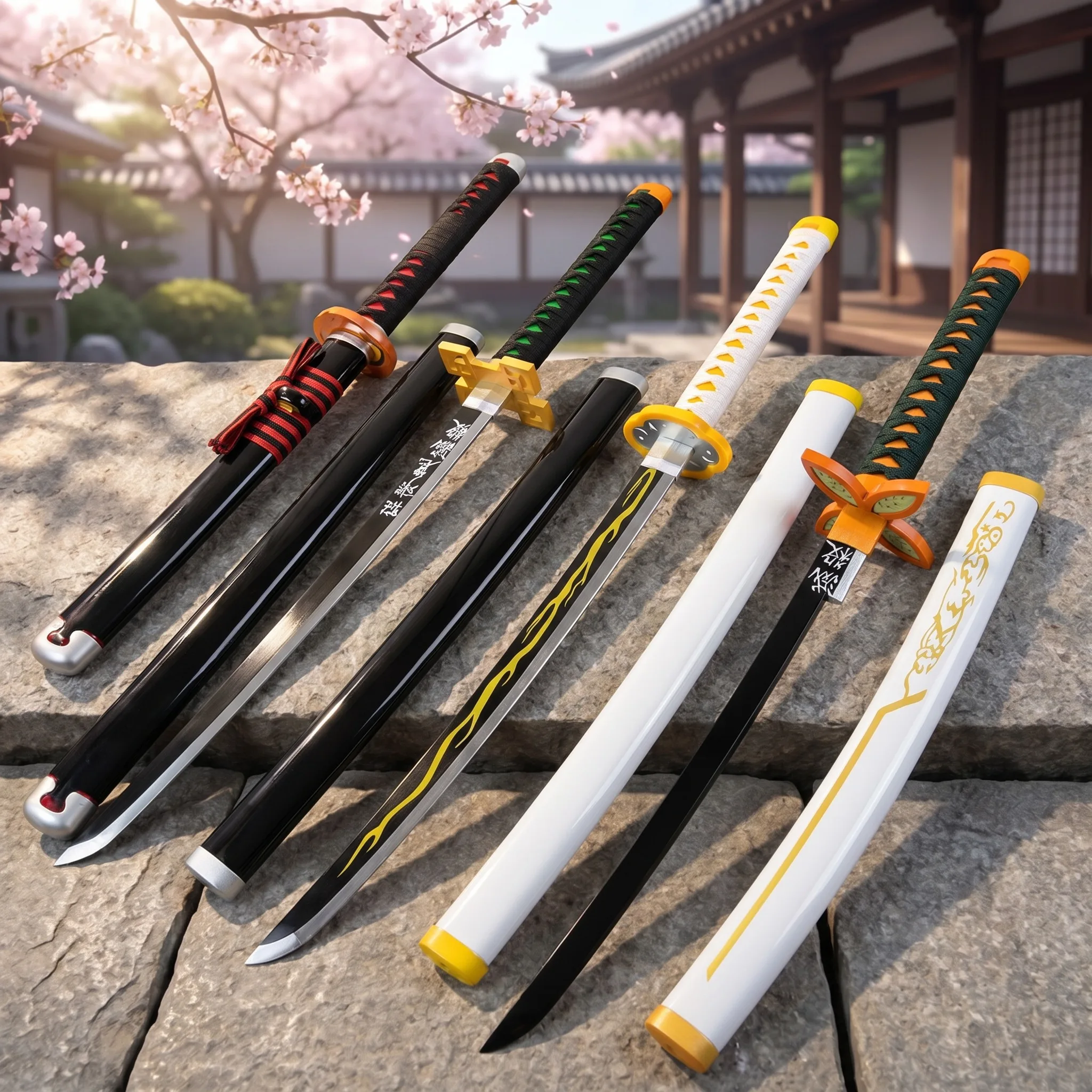Katana Demon Slayer 72-104cm T - Cosplay Prop Katana recensione e prezzo