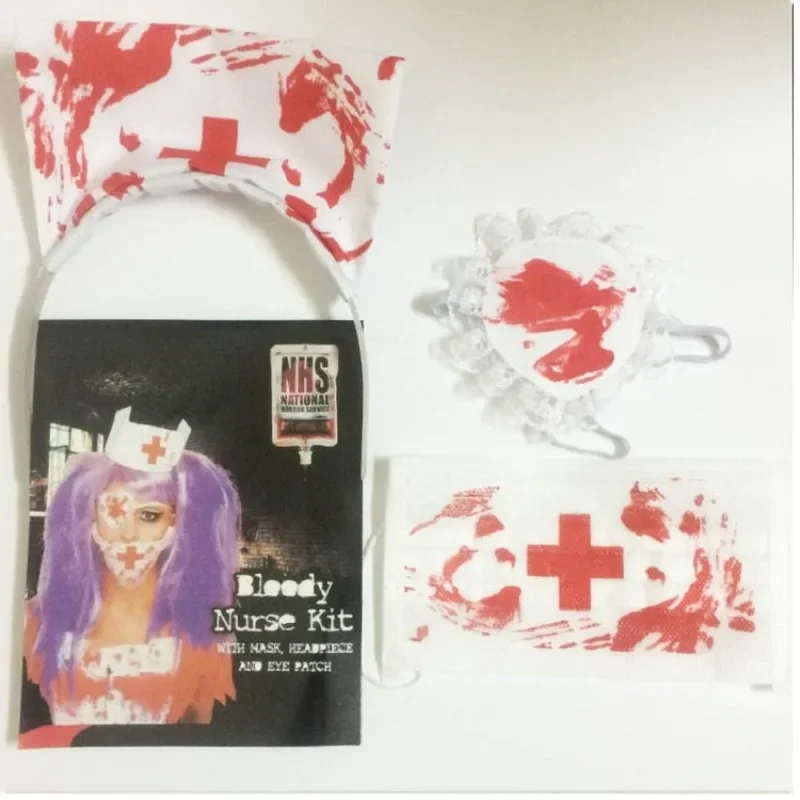 3 pz/set Halloween Bloody Nurs - Cosplay Prop Kit recensione e prezzo